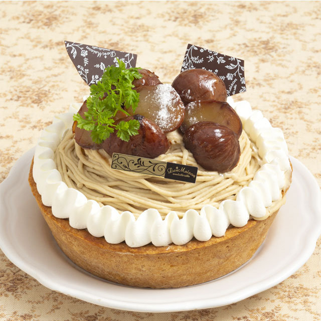 季節限定 和栗のモンブランタルト Tart La Maison Ensoleille Table